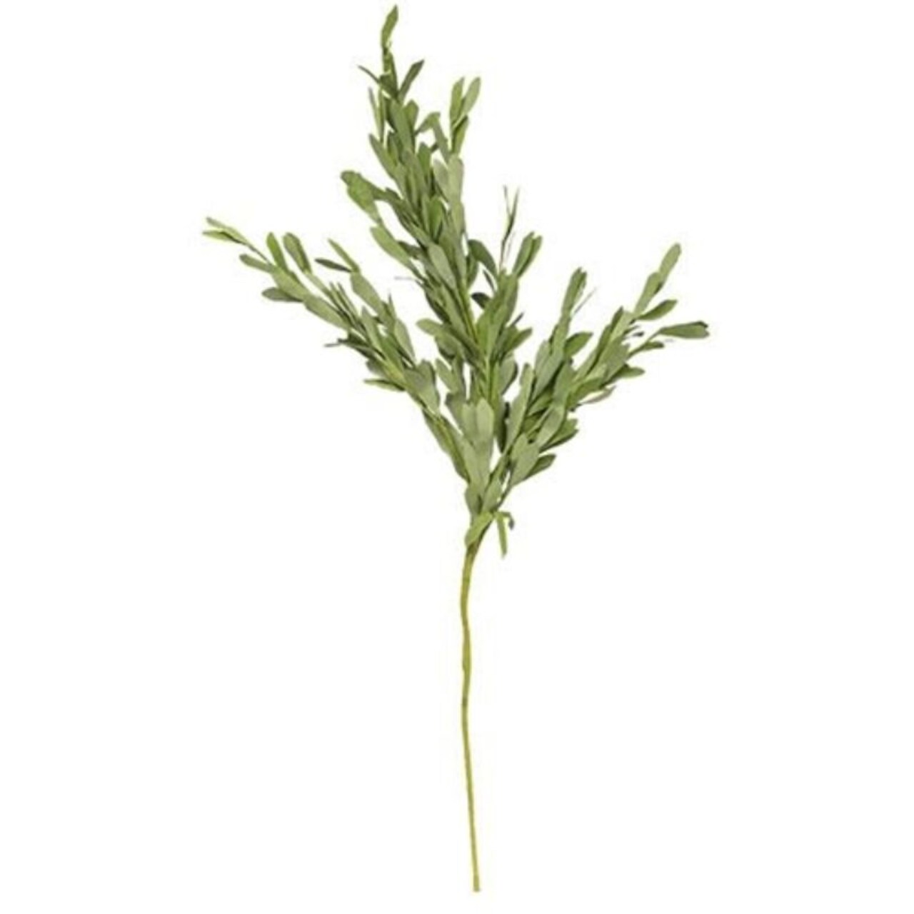 Set of 3 Foamy Willow Leaves Spray Artificial Green Foam Foliage 29 Inch Flexible Stem Decorative Vase Home Hanging Accent